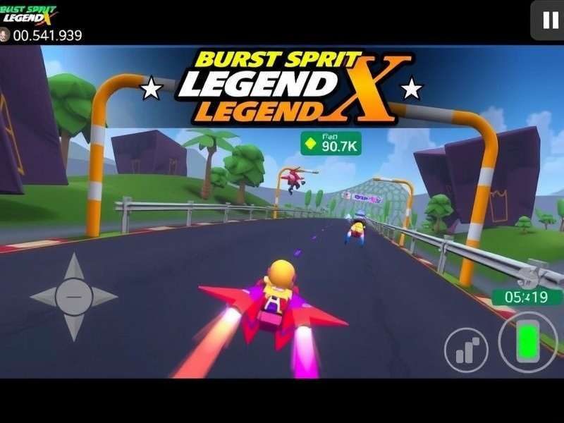 Burst Sprint Legend X gameplay screenshot